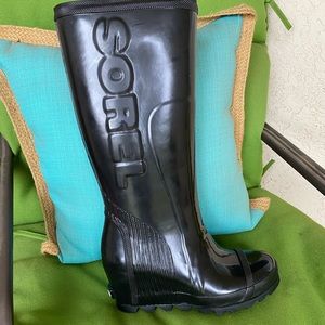 Sorel Joan Tall Wedge Rain Boot